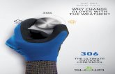 WHY CHANGE GLOVES WITH THE WEATHER? · WHY CHANGE GLOVES WITH THE WEATHER ... OUTDOOR COMPANION ... The 306 is revolutionary as it is constructed using a premium combination of full