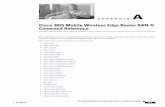 Cisco 3825 Mobile Wireless Edge Router RAN-O  · PDF file• show umts-iub congestion • show umts-iub efficiency