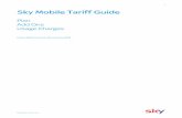 1 Sky Mobile Tariff Guide · 2 Sky Mobile is Sky's consumer mobile phone service. This tariff guide gives you detailed pricing information for Sky Mobile usage both within and outside