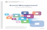 Event Management Planning Guide - omi.wa.gov.au · ‘Event management planning guide’ is available for viewing and download in a variety of ... event management plan provide a