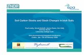 Soil Carbon Stocks and Stock Changes in Irish Soils · Soil Carbon Stocks and Stock Changes in Irish Soils Paul Leahy, Nicola McGoff, James Eaton, Ger Kiely and Ken Byrne University