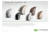 Phonak Audéo B - Phonak for Hearing Care … · Phonak Audéo B is the comprehensive RIC portfolio for mild to severe hearing losses. Phonak Audéo B includes six designs, three