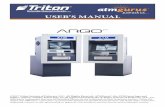 USER’S MANUAL - Triton Systems · note condition ... audio transactions and braille for the visually impaired. ... spoken tutorial will orientate the customer to the ATM control
