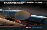 PressureCast Steel Pipe - National Oilwell Varco · NOV ® Ameron PressureCast Steel Pipe is a patent-pending steel ... mortar linings on ordinary AWWA C200 steel pipe and recognized