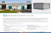 Natural Ventilation by Monodraught Windcatcher X-Air · Natural Ventilation by Monodraught The WINDCATCHER X-AIR is the next generation of Natural Ventilation system featuring Monodraught