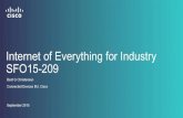 Internet of Everything for Industry SFO15-209 .Internet of Everything for Industry SFO15-209 September