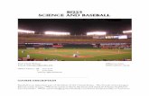 BI223 SCIENCE AND BASEBALL - Colby Collegeweb.colby.edu/baseball/files/2016/02/BI223-Syllabus-2016.pdf · 2016-02-20 · BI223 SCIENCE AND BASEBALL ... Moneyball Mar 15 Recorded lecture:
