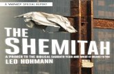THE SHEMITAH by Leo Hohmann -- A WND SPECIAL … · Jonathan Cahn, a messianic rabbi-pastor from New Jersey, has searched the scriptures and found some provocative answers hiding