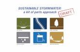 SUSTAINABLE STORMWATER: a kit of parts approach · SUSTAINABLE STORMWATER: a kit of parts approach. ... Louisiana. (Image created by ... Vegetated swales, or bioswales, are similar