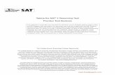 Taking the SAT Practice Test Sections - …theallpapers.com/papers/SAT/Documents/Taking the SAT I Reasoning... · to use a calculator the day of the test. 5. ... Medieval kingdoms