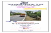 National Highways Authority of India - nhai.org.innhai.org.in/spw/ConcessionaireDetails/Concessioniare report Apr... · ANNUITY PROJECT ... The COS proposal has been reviewed and