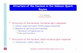 Q Structure of the Nucleon in the Valence Quark RR …rabbertz/Office/Physics_Talks/QNP... · Structure of the Nucleon in the Valence Quark ... JLab E99-117 AJLab E99-117 A11 nn Results