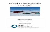 Oil Spill Contingency Plan - eies.ats.aq · Amendments to the Fossil Bluff Oil Spill Conting ency Plan will be issued as necessary by the BAS Environment Office. The OSCP will be