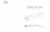 TASER X3 ECD User Manual - prismic.io · User Manual . 2 Contents 5 Chapter 1: ... fight through the pain of a traditional stun gun. ... the NMI circuit can be completed, ...