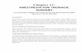 Anesthesia Care Of Pediatric Patients In Developing ... · Introduction Many infants require thoracic surgery to correct congenital anomalies. ... hemodynamically stable and an anesthesia