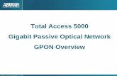 Total Access 5000 Gigabit Passive Optical …portal.adtran.com/pub/Library/Channel Programs...Total Access 5000 Gigabit Passive Optical Network GPON Overview ® Adtran, Inc. 2007 All
