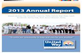 2013 Annual Report - United Way of Gaston Countyunitedwaygaston.org/wp/wp-content/uploads/2014/04/UnitedWay... · Randy Kelly Valerie Yatko Finance & ... improving individual’s