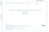 Weather Based Crop Insurance in Indiaweather-risk.com/DownloadDoc/WBCIS.pdf · Weather Based Crop Insurance