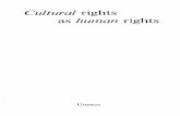 Cultural rights as human rights, - UNESDOC …unesdoc.unesco.org/images/0000/000011/001194eo.pdf · Cultural interaction as a factor influencing cultural rights as human rights, ...