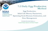 7.2 Daily Egg Production Method - SWFSC Home Page · 7.2 Daily Egg Production Method ... sardine spawning stock biomass ... • Dissection of ovaries: o Maturity; o Fecundity;