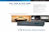 ISS Color Brochure - Extron Electronics · • Audio cross-fading ... Odd Even Even Odd A B C D E C D E ... enables the switcher to simultaneously fade out one source of audio while