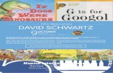 201709 MIS David Schwartz fileWe sincerely thank the MIS Foundation for supporting this event his books. Drawing on tales of his childhood, he shows how his early curiosity inspired