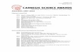 Chairman’s Award - Carnegie Science Center: Home · 2005 Steven G. Zylstra, ... 2007 Kay M. Brummond, PhD, ... Vox Energy Solutions 2010 Devra Davis, PhD, Environmental Health Trust