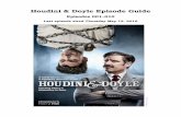 Houdini & Doyle Episode Guide - iasfbo.inaf.itmauro/TV/PDF/ENDED/HOUDOYLE.pdf · Houdini & Doyle Episode Guide Episodes 001–010 Last episode aired Thursday May 12, 2016 c