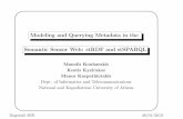 Modeling and Querying Metadata in the Semantic Sensor Web: stRDF …cgi.di.uoa.gr/~kkyzir/publications/talk-dagstuhl.pdf · Modeling and Querying Metadata in the Semantic Sensor Web: