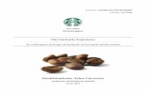 The Starbucks Experience - AU Purepure.au.dk/portal/files/36184870/Bacheloropgave.pdf · 4.0 SWOT I ... bag Starbucks blive gennemgået, hvoraf det forsøges at forklare, hvad ´The