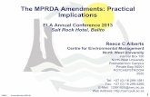 The MPRDA Amendments: Practical Implications · The MPRDA Amendments: Practical Implications ... Bill 27 December 2012 5 ... Section 16 and 22: ...