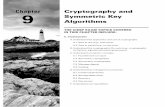 Chapter Cryptography and 9 Symmetric Key Algorithms · Cryptography provides added levels of security to data dur-ing ... to attempt to defeat enemy decryption ... War was a series