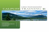  · 2-DAY CALPUFF COURSE OUTLINE Lakes Environmental Software  training@webLakes.com |
