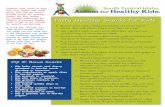 Tasty Healthy Snacks for Kids - South Central Public ... · box and children choose what they would like to eat from the box. Tasty Healthy Snacks for Kids 1. Spread celery sticks
