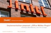 MLW ITS in Libre Office Proposal - World Wide Web ... · MLW – ITS in Libre Office Proposal ]init[ in a Minute Specialized in IT Solutions for governments, administrations, NGOs,