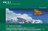 IT Advantage Spring 2010 - Boston Consulting Group · presents a new paradigm but that, given its infancy, ... See, for example, ... “Building Business Agil-