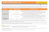 Guide to Blood Sugar Logs Diabetes ActiveCare · Medicare may not cover the cost of the supplies if your mail service pharmacy does not have a current log sheet on file. ... Guide