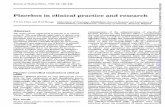 Placebos inclinical practice and researchjme.bmj.com/content/medethics/22/3/140.full.pdf · technique, and the Reader's ... right to self-determination andfinally, becausethere ...