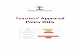 REAch2 Teachers Appraisal Policy final v6 · Consulted with NJCC November 2014 ... 11.1 ACAS Code of Practice on Disciplinary and ... will be consideration of whether to commence