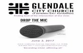 June 3, 2017 - Glendale City Churchglendalecitychurch.org/wp-content/uploads/2017/06/20170603.pdf · June 3, 2017. Worship— 11:00 a.m ... Offertory “Ballade” Alfred Reed Andrew