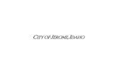 CITY OF JEROME IDAHO · City of Jerome Comprehensive Plan 0-1 ACKNOWLEDGMENTS 2010 JEROME CITY COUNCIL John Shine, Mayor