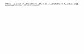 NIS Gala Auction 2015 Auction Catalog - Tokyo, Japan · NIS Gala Auction 2015 Auction Catalog ... Berry Bros & Rudd, The Namai-Vigneron Family ... Hollywood Beauty Salon Co., Ltd.,