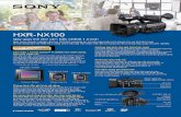 Full page photo - sonypro.vnsonypro.vn/Content/File/VN Brochure HXR-NX100Monday, September … · 5.9 mm x 4.4 mm micro không dây ... màn hình 3.5 inch 1,550,000 didm ånh LCD