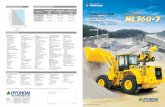 Description 3 HYUNDAI WHEEL LOADER NEW 7 … · HL 760-7 HL 760XTD-7 ... loader control lever and the gear shifting lever ... Hyundai loader are centralized to improve serviceability.