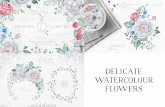 Delicate Watercolour Flowers - . The Complete Guide - The Delicate... · watercolour floral collection.