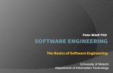 SOFTWARE ENGINEERING - users.iit.uni-miskolc.huusers.iit.uni-miskolc.hu/~mileff/sweng/Chapter1.pdf · SOFTWARE ENGINEERING The Basics of Software EngineeringPeter Mileff PhD University