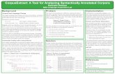 MSU Language Acquisition Labhanson54/files/corpusextract-poster-2013.pdf · MSU Language Acquisition Lab Background ... • [V Adv O] to [Adv V O] ... which produces Java code by