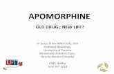 APOMORPHINEcongress.cnsfederation.org/course-notes/2018_Course_Notes/CNSF... · Dr Susan H Fox MRCP (UK), PhD Professor Neurology, University of Toronto Movement Disorders Clinic,