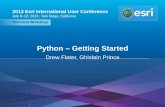 Python – Getting Started · oriented programming. ... Debug the script in an IDE Python - Getting Started. Esri UC2013 . ... Getting Started resources.ArcGIS.com Analysis, ...