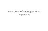 Functions of Management: Organizing - …tsmsmathematics11.weebly.com/.../organizing.pdf · Organizing •Organizing is the process of arranging and allocating work, authority, and
